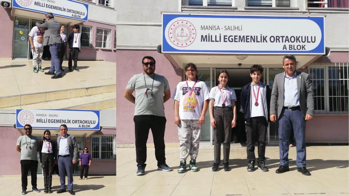 Sportif Başarı Gösteren Öğrencilerimize Madalya Takdimi Yapıldı.