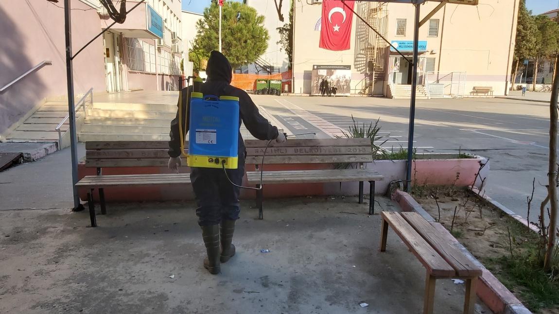 Haftada 2 kez Dezenfekte Çalışması Yapılmaktadır.